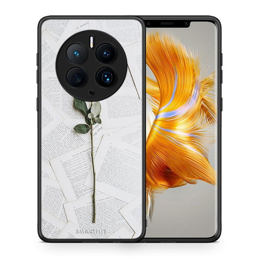 Θήκη Huawei Mate 50 Pro Red Rose από τη Smartfits με σχέδιο στο πίσω μέρος και μαύρο περίβλημα | Huawei Mate 50 Pro Red Rose Case with Colorful Back and Black Bezels