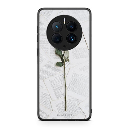 Θήκη Huawei Mate 50 Pro Red Rose από τη Smartfits με σχέδιο στο πίσω μέρος και μαύρο περίβλημα | Huawei Mate 50 Pro Red Rose Case with Colorful Back and Black Bezels
