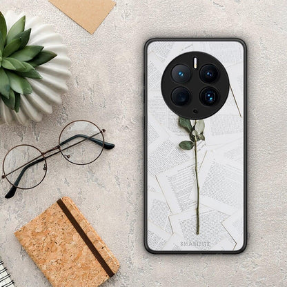 Θήκη Huawei Mate 50 Pro Red Rose από τη Smartfits με σχέδιο στο πίσω μέρος και μαύρο περίβλημα | Huawei Mate 50 Pro Red Rose Case with Colorful Back and Black Bezels