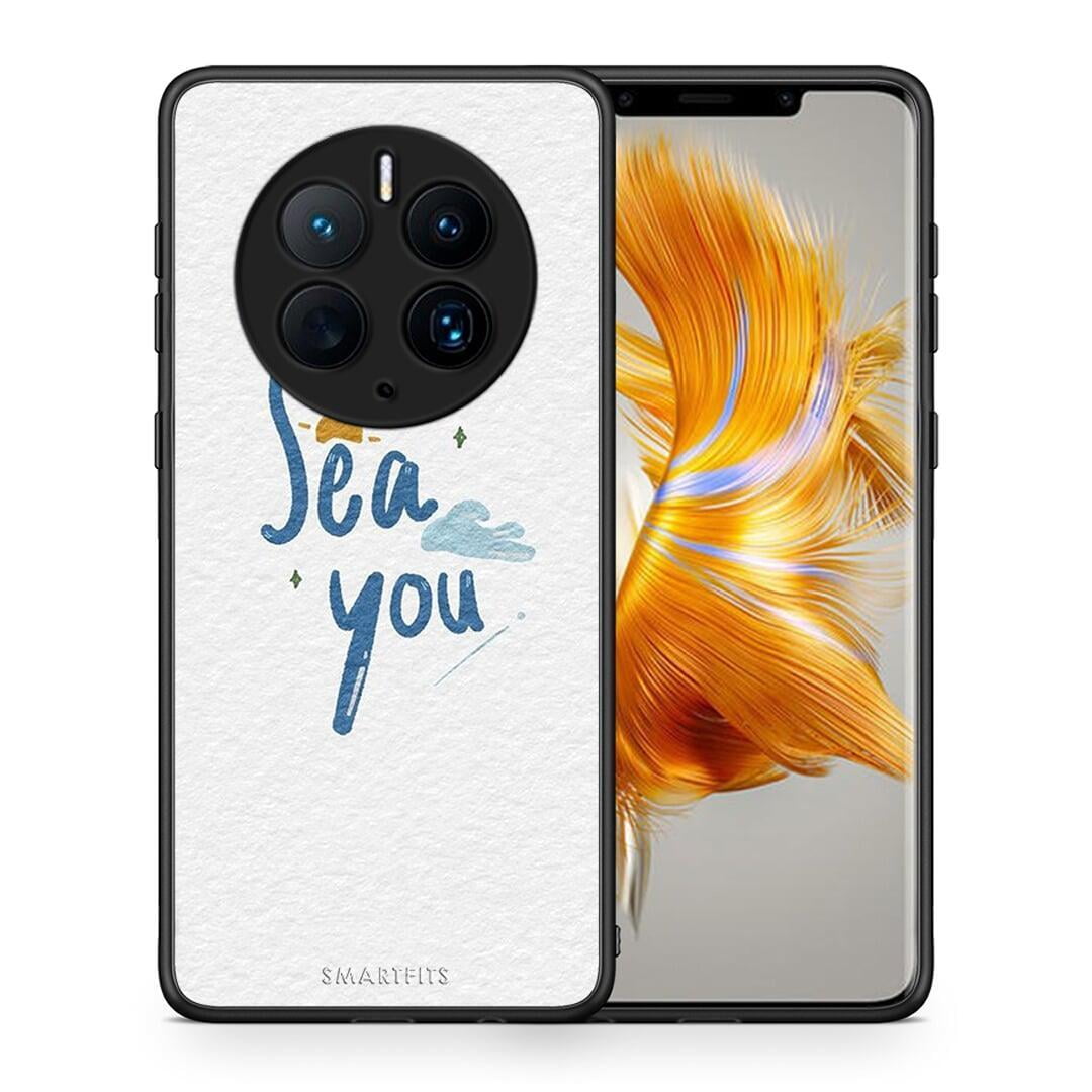 Θήκη Huawei Mate 50 Pro Sea You από τη Smartfits με σχέδιο στο πίσω μέρος και μαύρο περίβλημα | Huawei Mate 50 Pro Sea You Case with Colorful Back and Black Bezels