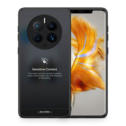 Θήκη Huawei Mate 50 Pro Sensitive Content από τη Smartfits με σχέδιο στο πίσω μέρος και μαύρο περίβλημα | Huawei Mate 50 Pro Sensitive Content Case with Colorful Back and Black Bezels
