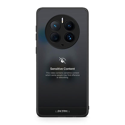 Θήκη Huawei Mate 50 Pro Sensitive Content από τη Smartfits με σχέδιο στο πίσω μέρος και μαύρο περίβλημα | Huawei Mate 50 Pro Sensitive Content Case with Colorful Back and Black Bezels