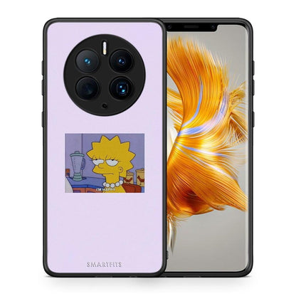 Θήκη Huawei Mate 50 Pro So Happy από τη Smartfits με σχέδιο στο πίσω μέρος και μαύρο περίβλημα | Huawei Mate 50 Pro So Happy Case with Colorful Back and Black Bezels