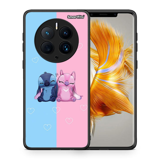 Θήκη Huawei Mate 50 Pro Stitch And Angel από τη Smartfits με σχέδιο στο πίσω μέρος και μαύρο περίβλημα | Huawei Mate 50 Pro Stitch And Angel Case with Colorful Back and Black Bezels