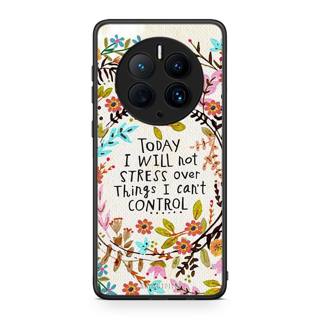 Θήκη Huawei Mate 50 Pro Stress Over από τη Smartfits με σχέδιο στο πίσω μέρος και μαύρο περίβλημα | Huawei Mate 50 Pro Stress Over Case with Colorful Back and Black Bezels