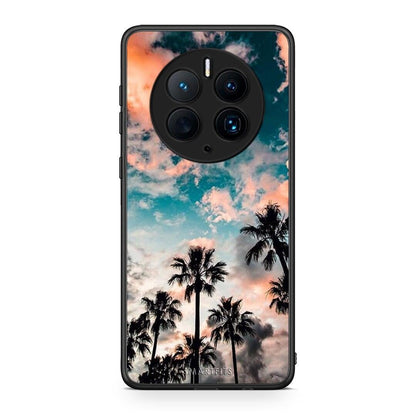 Θήκη Huawei Mate 50 Pro Summer Sky από τη Smartfits με σχέδιο στο πίσω μέρος και μαύρο περίβλημα | Huawei Mate 50 Pro Summer Sky Case with Colorful Back and Black Bezels