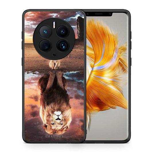 Θήκη Huawei Mate 50 Pro Sunset Dreams από τη Smartfits με σχέδιο στο πίσω μέρος και μαύρο περίβλημα | Huawei Mate 50 Pro Sunset Dreams Case with Colorful Back and Black Bezels
