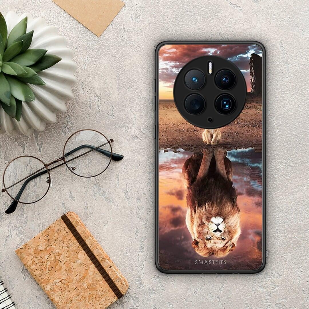 Θήκη Huawei Mate 50 Pro Sunset Dreams από τη Smartfits με σχέδιο στο πίσω μέρος και μαύρο περίβλημα | Huawei Mate 50 Pro Sunset Dreams Case with Colorful Back and Black Bezels