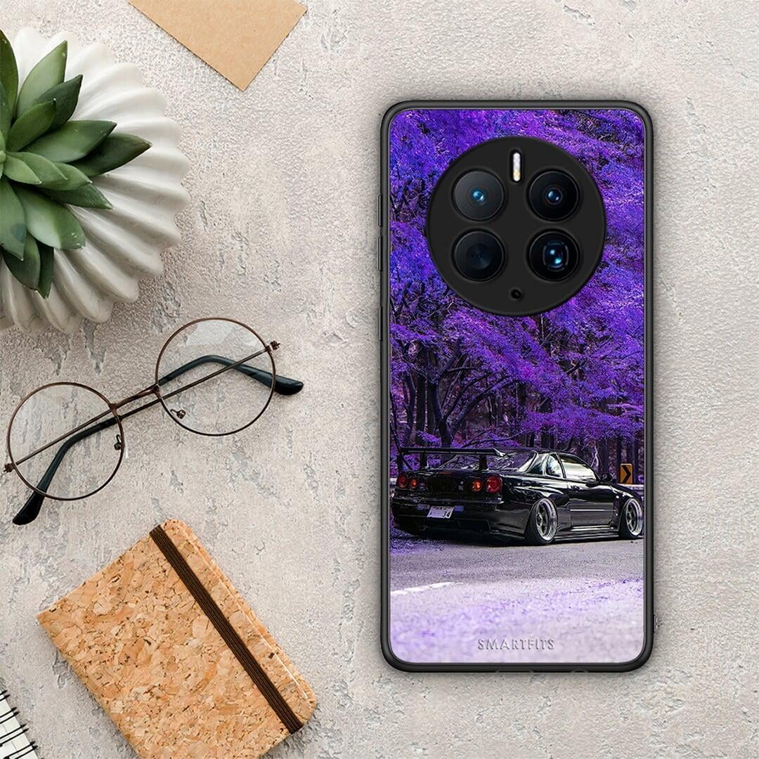 Θήκη Huawei Mate 50 Pro Super Car από τη Smartfits με σχέδιο στο πίσω μέρος και μαύρο περίβλημα | Huawei Mate 50 Pro Super Car Case with Colorful Back and Black Bezels