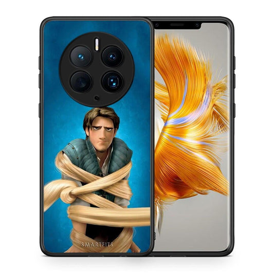 Θήκη Huawei Mate 50 Pro Tangled 1 από τη Smartfits με σχέδιο στο πίσω μέρος και μαύρο περίβλημα | Huawei Mate 50 Pro Tangled 1 Case with Colorful Back and Black Bezels