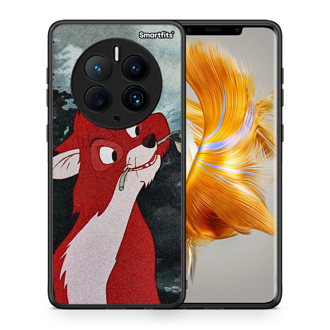 Θήκη Huawei Mate 50 Pro Tod And Vixey Love 1 από τη Smartfits με σχέδιο στο πίσω μέρος και μαύρο περίβλημα | Huawei Mate 50 Pro Tod And Vixey Love 1 Case with Colorful Back and Black Bezels