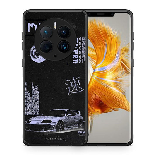 Θήκη Huawei Mate 50 Pro Tokyo Drift από τη Smartfits με σχέδιο στο πίσω μέρος και μαύρο περίβλημα | Huawei Mate 50 Pro Tokyo Drift Case with Colorful Back and Black Bezels