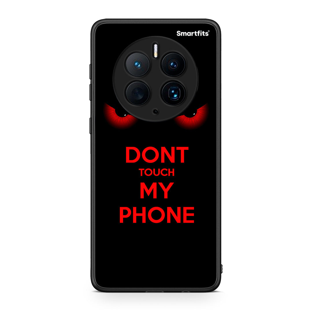 Θήκη Huawei Mate 50 Pro Touch My Phone από τη Smartfits με σχέδιο στο πίσω μέρος και μαύρο περίβλημα | Huawei Mate 50 Pro Touch My Phone Case with Colorful Back and Black Bezels