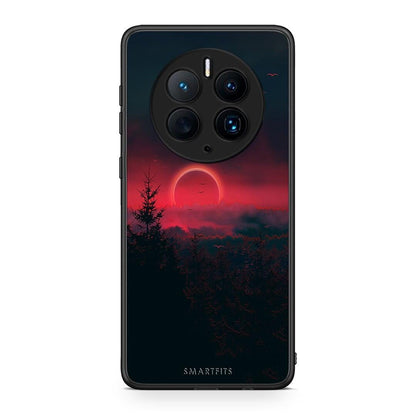Θήκη Huawei Mate 50 Pro Tropic Sunset από τη Smartfits με σχέδιο στο πίσω μέρος και μαύρο περίβλημα | Huawei Mate 50 Pro Tropic Sunset Case with Colorful Back and Black Bezels