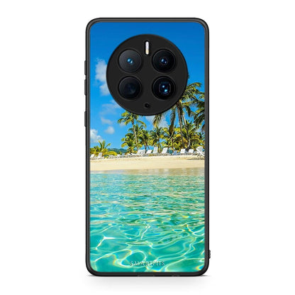 Θήκη Huawei Mate 50 Pro Tropical Vibes από τη Smartfits με σχέδιο στο πίσω μέρος και μαύρο περίβλημα | Huawei Mate 50 Pro Tropical Vibes Case with Colorful Back and Black Bezels