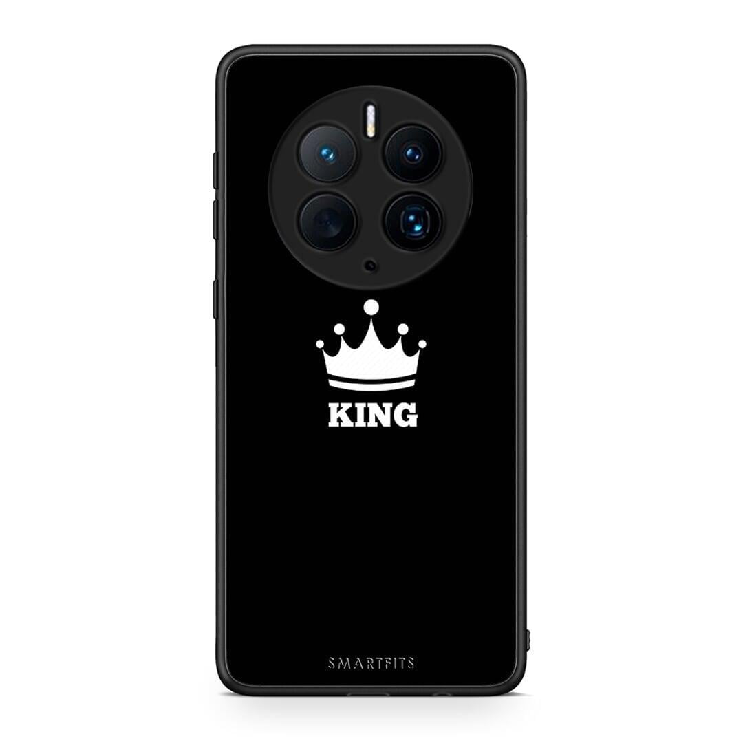 Θήκη Huawei Mate 50 Pro Valentine King από τη Smartfits με σχέδιο στο πίσω μέρος και μαύρο περίβλημα | Huawei Mate 50 Pro Valentine King Case with Colorful Back and Black Bezels
