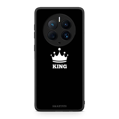 Θήκη Huawei Mate 50 Pro Valentine King από τη Smartfits με σχέδιο στο πίσω μέρος και μαύρο περίβλημα | Huawei Mate 50 Pro Valentine King Case with Colorful Back and Black Bezels