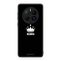 Thumbnail for Θήκη Huawei Mate 50 Pro Valentine King από τη Smartfits με σχέδιο στο πίσω μέρος και μαύρο περίβλημα | Huawei Mate 50 Pro Valentine King Case with Colorful Back and Black Bezels