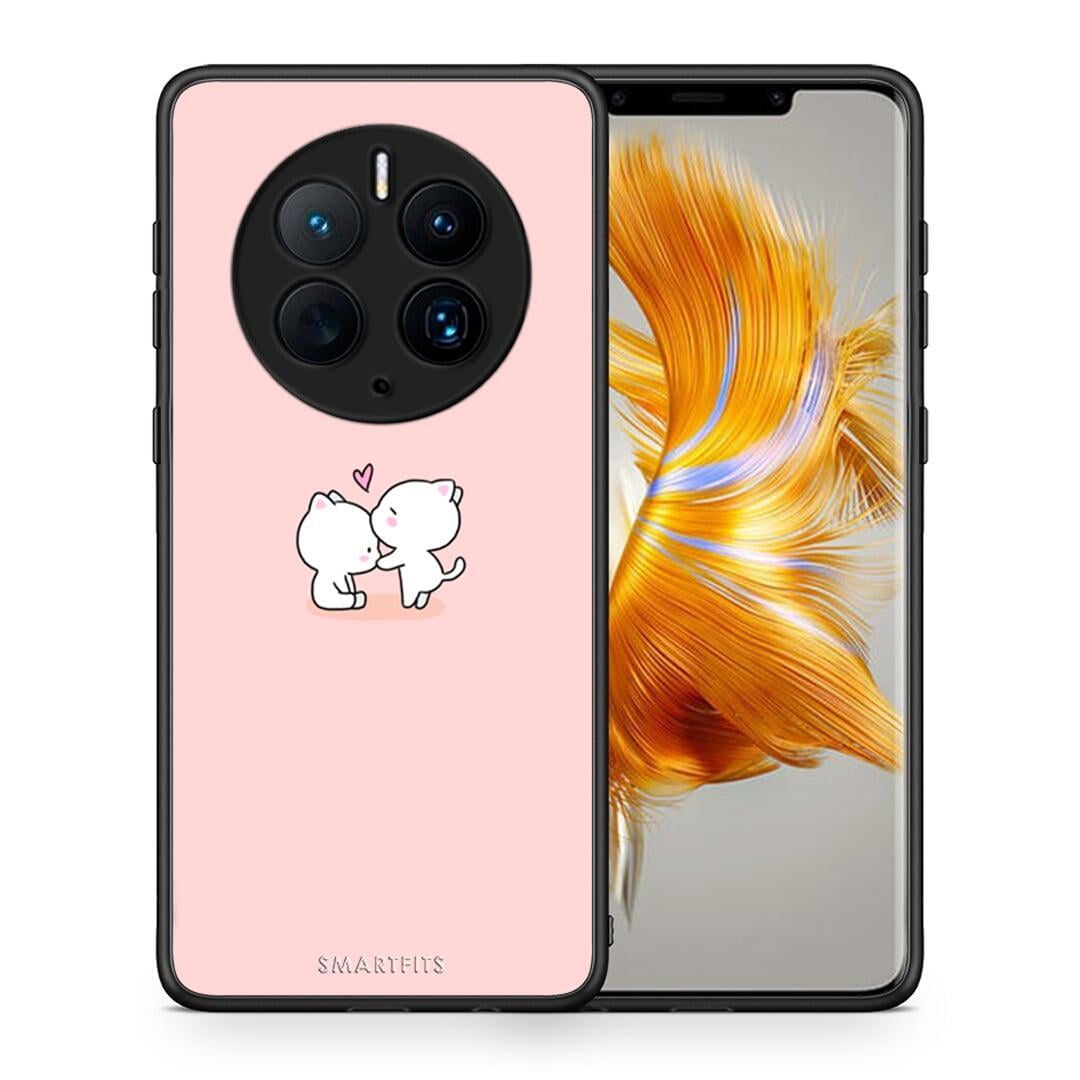 Θήκη Huawei Mate 50 Pro Valentine Love από τη Smartfits με σχέδιο στο πίσω μέρος και μαύρο περίβλημα | Huawei Mate 50 Pro Valentine Love Case with Colorful Back and Black Bezels