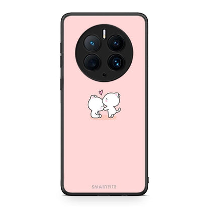 Θήκη Huawei Mate 50 Pro Valentine Love από τη Smartfits με σχέδιο στο πίσω μέρος και μαύρο περίβλημα | Huawei Mate 50 Pro Valentine Love Case with Colorful Back and Black Bezels