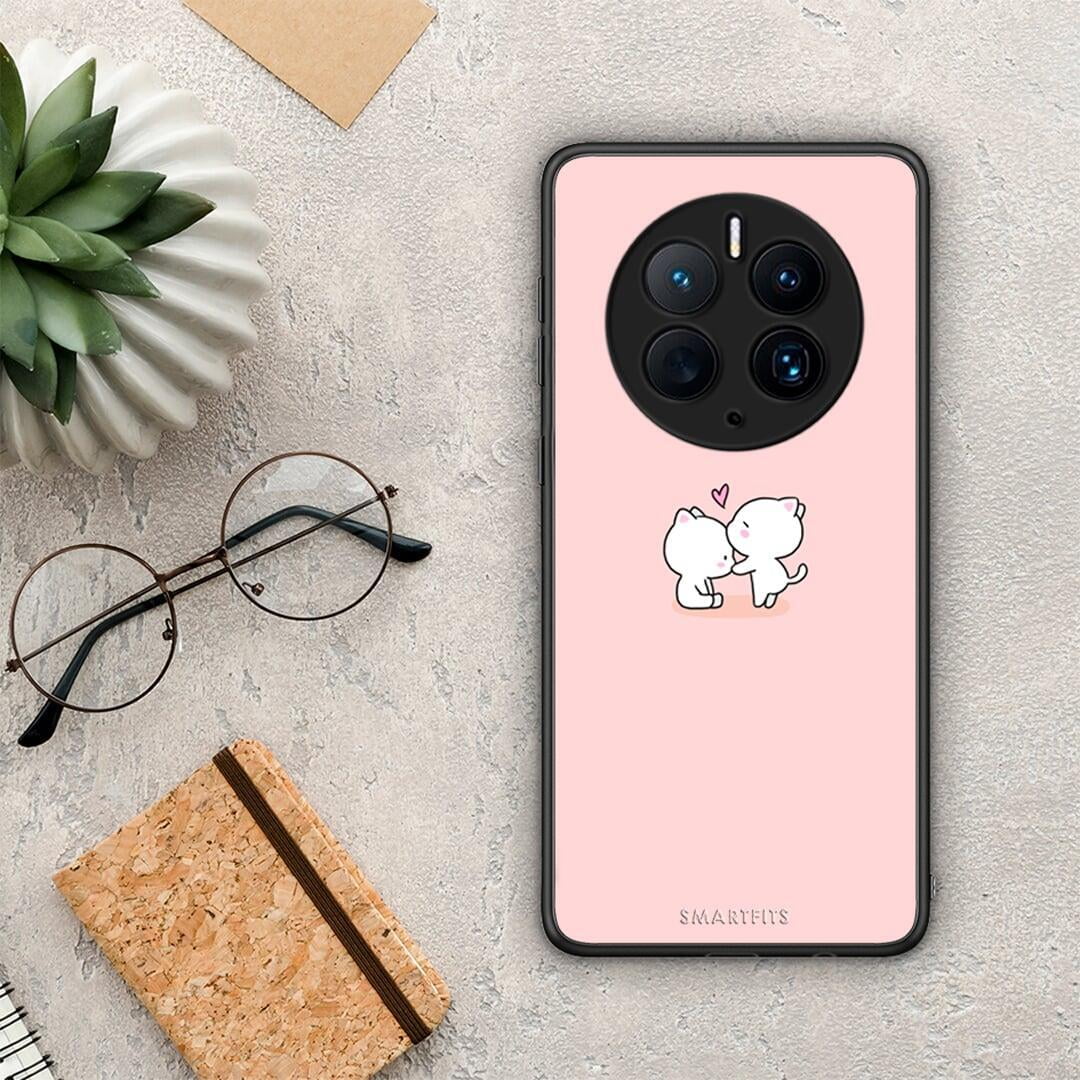 Θήκη Huawei Mate 50 Pro Valentine Love από τη Smartfits με σχέδιο στο πίσω μέρος και μαύρο περίβλημα | Huawei Mate 50 Pro Valentine Love Case with Colorful Back and Black Bezels