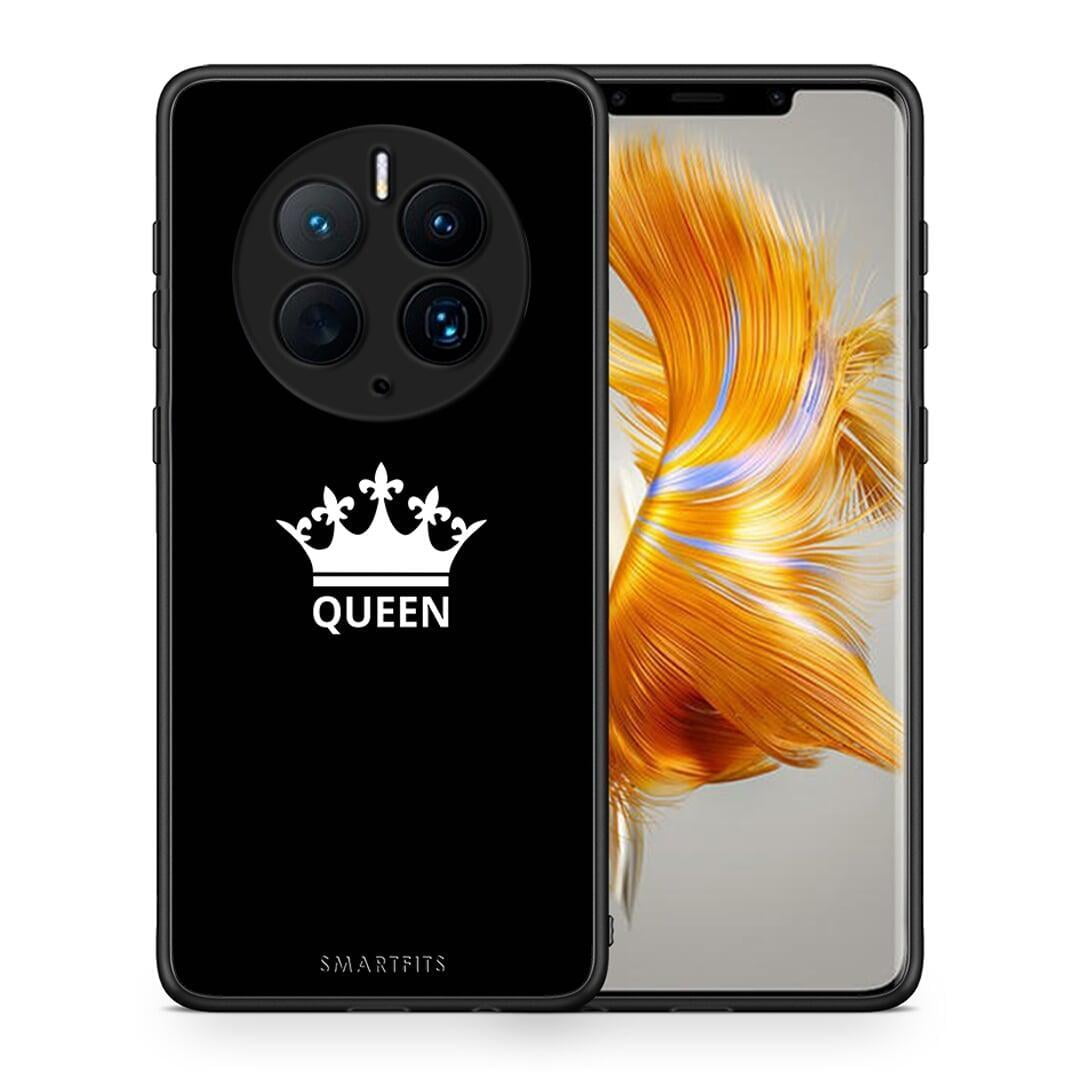 Θήκη Huawei Mate 50 Pro Valentine Queen από τη Smartfits με σχέδιο στο πίσω μέρος και μαύρο περίβλημα | Huawei Mate 50 Pro Valentine Queen Case with Colorful Back and Black Bezels