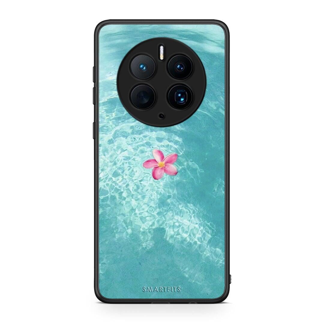 Θήκη Huawei Mate 50 Pro Water Flower από τη Smartfits με σχέδιο στο πίσω μέρος και μαύρο περίβλημα | Huawei Mate 50 Pro Water Flower Case with Colorful Back and Black Bezels