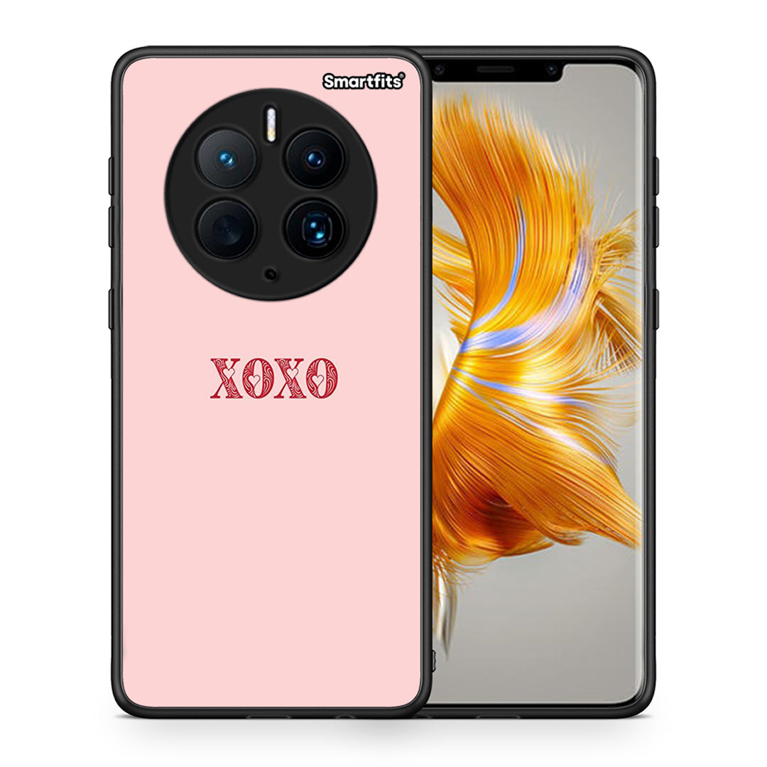 Θήκη Huawei Mate 50 Pro XOXO Love από τη Smartfits με σχέδιο στο πίσω μέρος και μαύρο περίβλημα | Huawei Mate 50 Pro XOXO Love Case with Colorful Back and Black Bezels