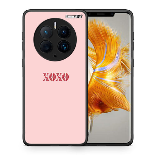 Θήκη Huawei Mate 50 Pro XOXO Love από τη Smartfits με σχέδιο στο πίσω μέρος και μαύρο περίβλημα | Huawei Mate 50 Pro XOXO Love Case with Colorful Back and Black Bezels