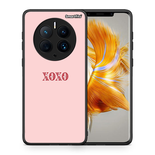 Θήκη Huawei Mate 50 Pro XOXO Love από τη Smartfits με σχέδιο στο πίσω μέρος και μαύρο περίβλημα | Huawei Mate 50 Pro XOXO Love Case with Colorful Back and Black Bezels