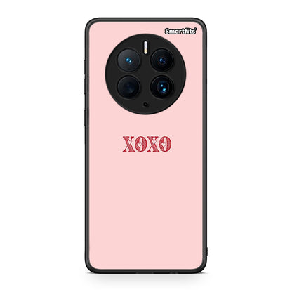 Θήκη Huawei Mate 50 Pro XOXO Love από τη Smartfits με σχέδιο στο πίσω μέρος και μαύρο περίβλημα | Huawei Mate 50 Pro XOXO Love Case with Colorful Back and Black Bezels