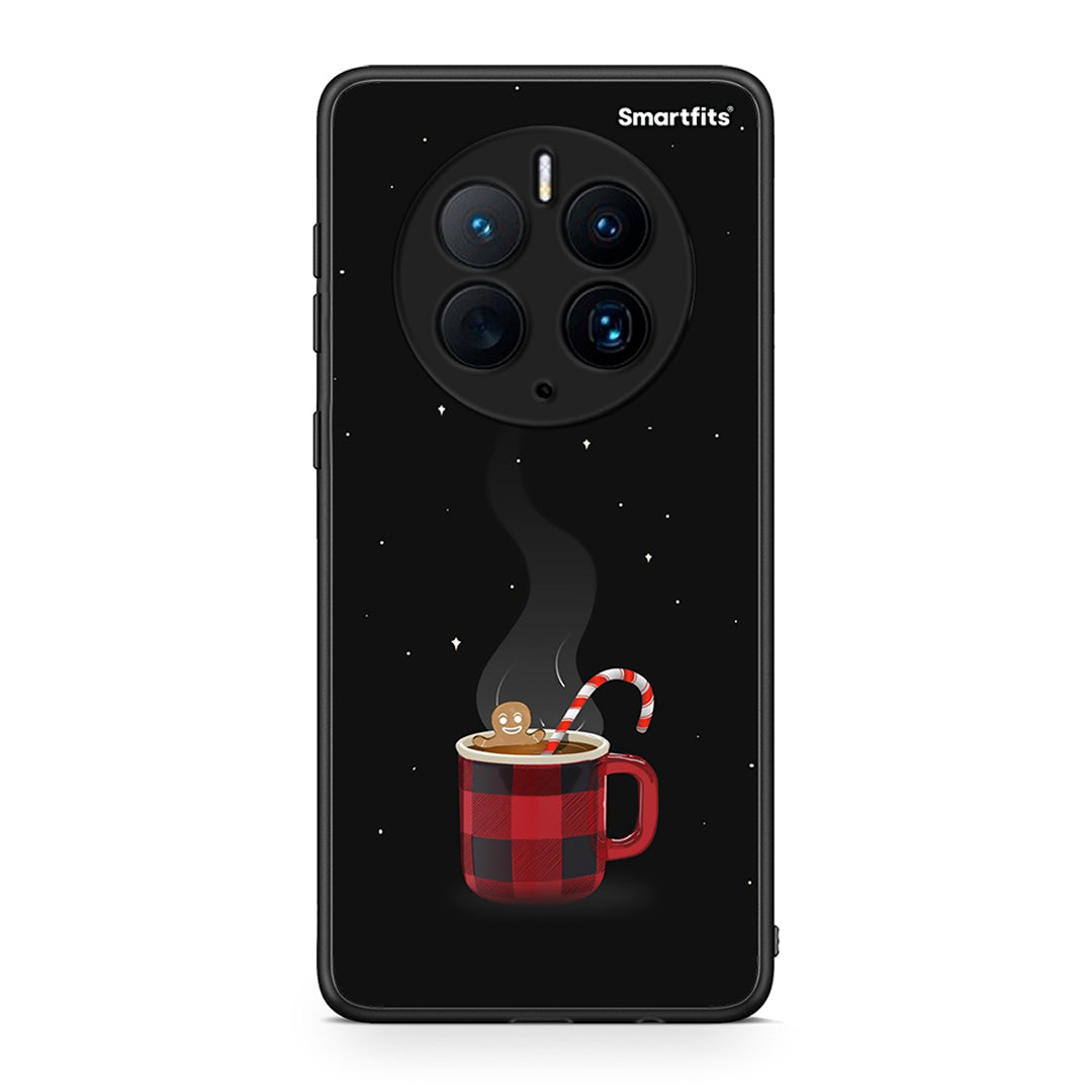 Θήκη Huawei Mate 50 Pro Xmas Bathing από τη Smartfits με σχέδιο στο πίσω μέρος και μαύρο περίβλημα | Huawei Mate 50 Pro Xmas Bathing Case with Colorful Back and Black Bezels