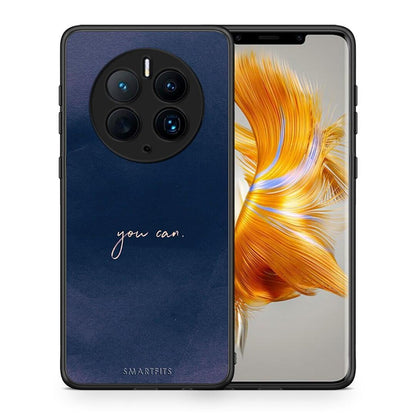 Θήκη Huawei Mate 50 Pro You Can από τη Smartfits με σχέδιο στο πίσω μέρος και μαύρο περίβλημα | Huawei Mate 50 Pro You Can Case with Colorful Back and Black Bezels