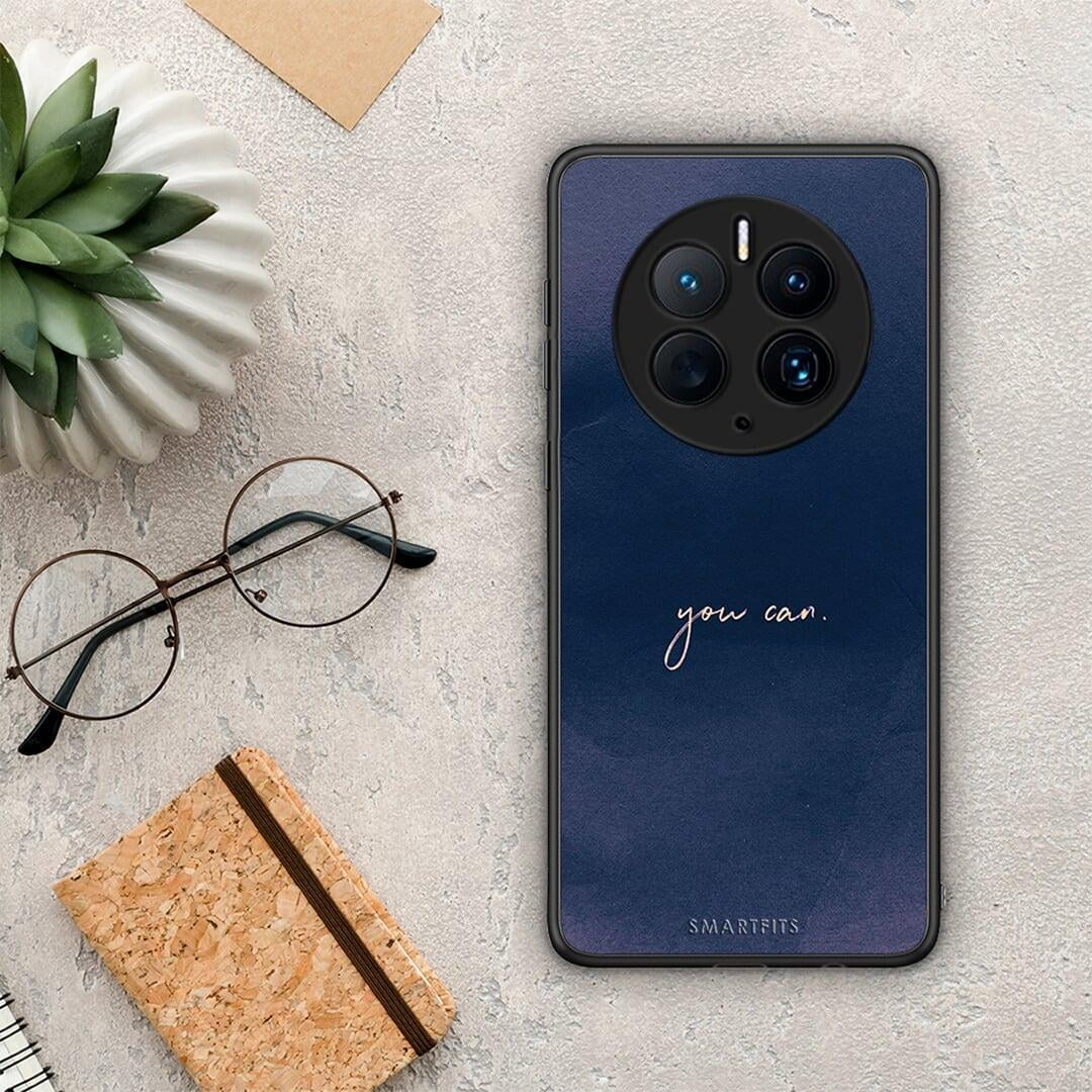 Θήκη Huawei Mate 50 Pro You Can από τη Smartfits με σχέδιο στο πίσω μέρος και μαύρο περίβλημα | Huawei Mate 50 Pro You Can Case with Colorful Back and Black Bezels