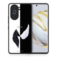 Thumbnail for Θήκη Huawei Nova 10 Angels Demons από τη Smartfits με σχέδιο στο πίσω μέρος και μαύρο περίβλημα | Huawei Nova 10 Angels Demons case with colorful back and black bezels