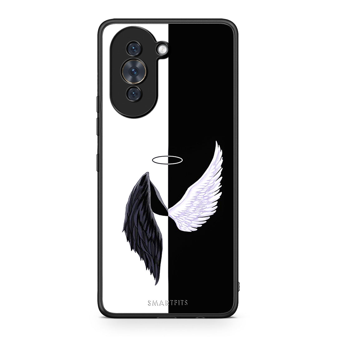 Huawei Nova 10 Angels Demons θήκη από τη Smartfits με σχέδιο στο πίσω μέρος και μαύρο περίβλημα | Smartphone case with colorful back and black bezels by Smartfits