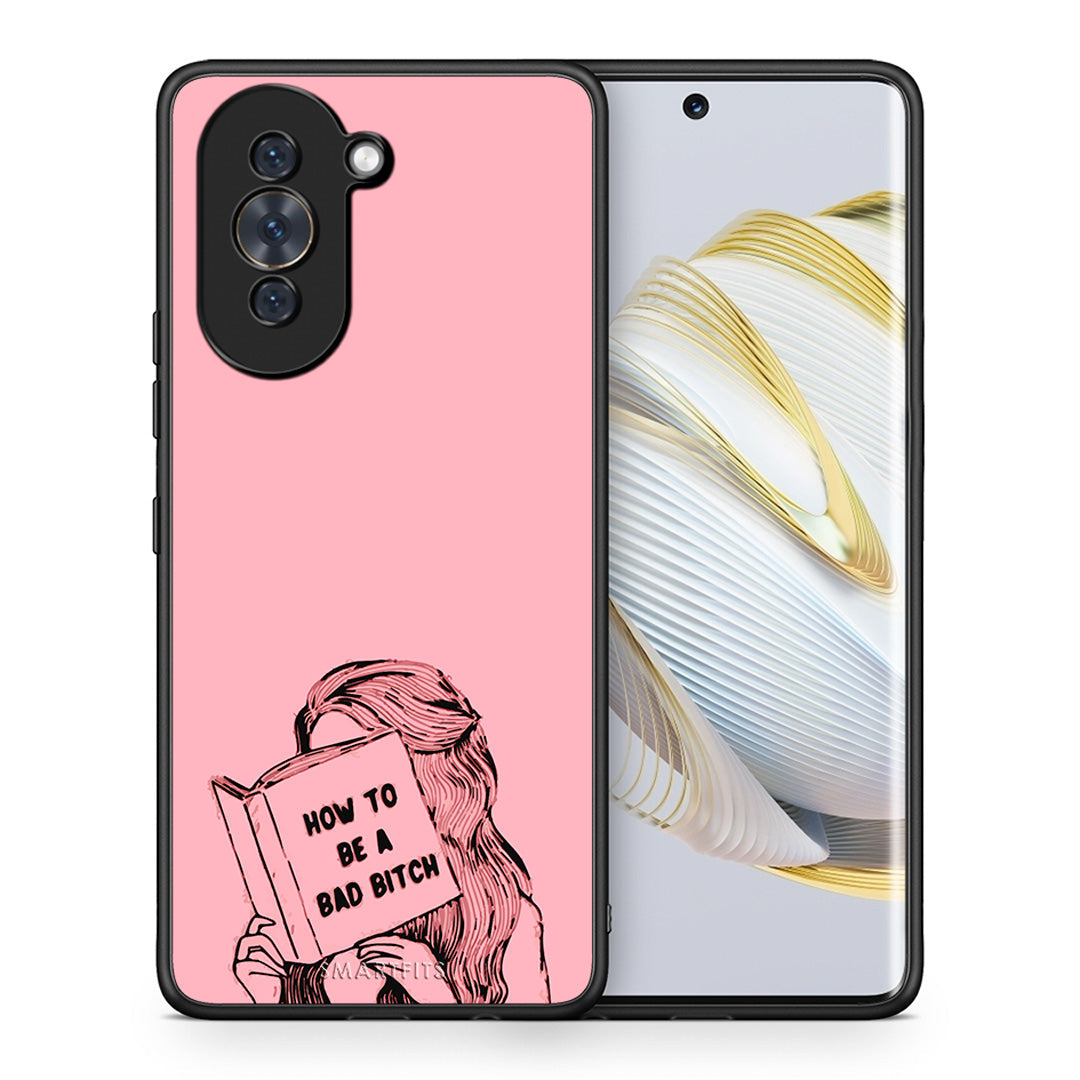 Θήκη Huawei Nova 10 Bad Bitch από τη Smartfits με σχέδιο στο πίσω μέρος και μαύρο περίβλημα | Huawei Nova 10 Bad Bitch case with colorful back and black bezels