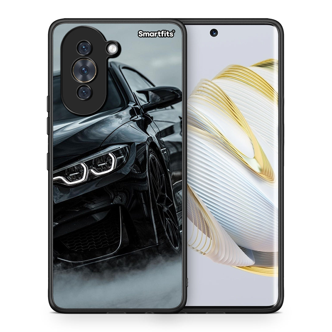Θήκη Huawei Nova 10 Black BMW από τη Smartfits με σχέδιο στο πίσω μέρος και μαύρο περίβλημα | Huawei Nova 10 Black BMW case with colorful back and black bezels