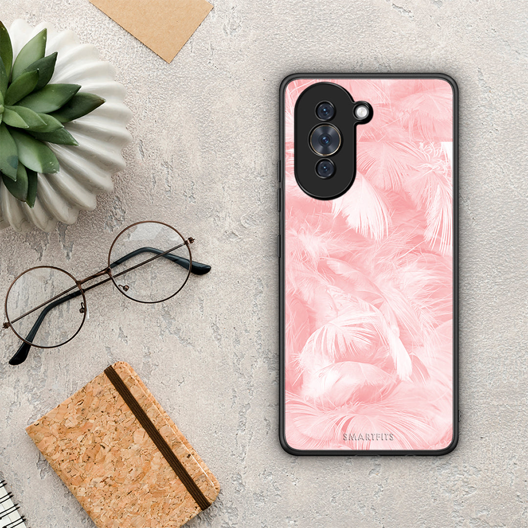 Boho Pink Feather - Huawei Nova 10 θήκη