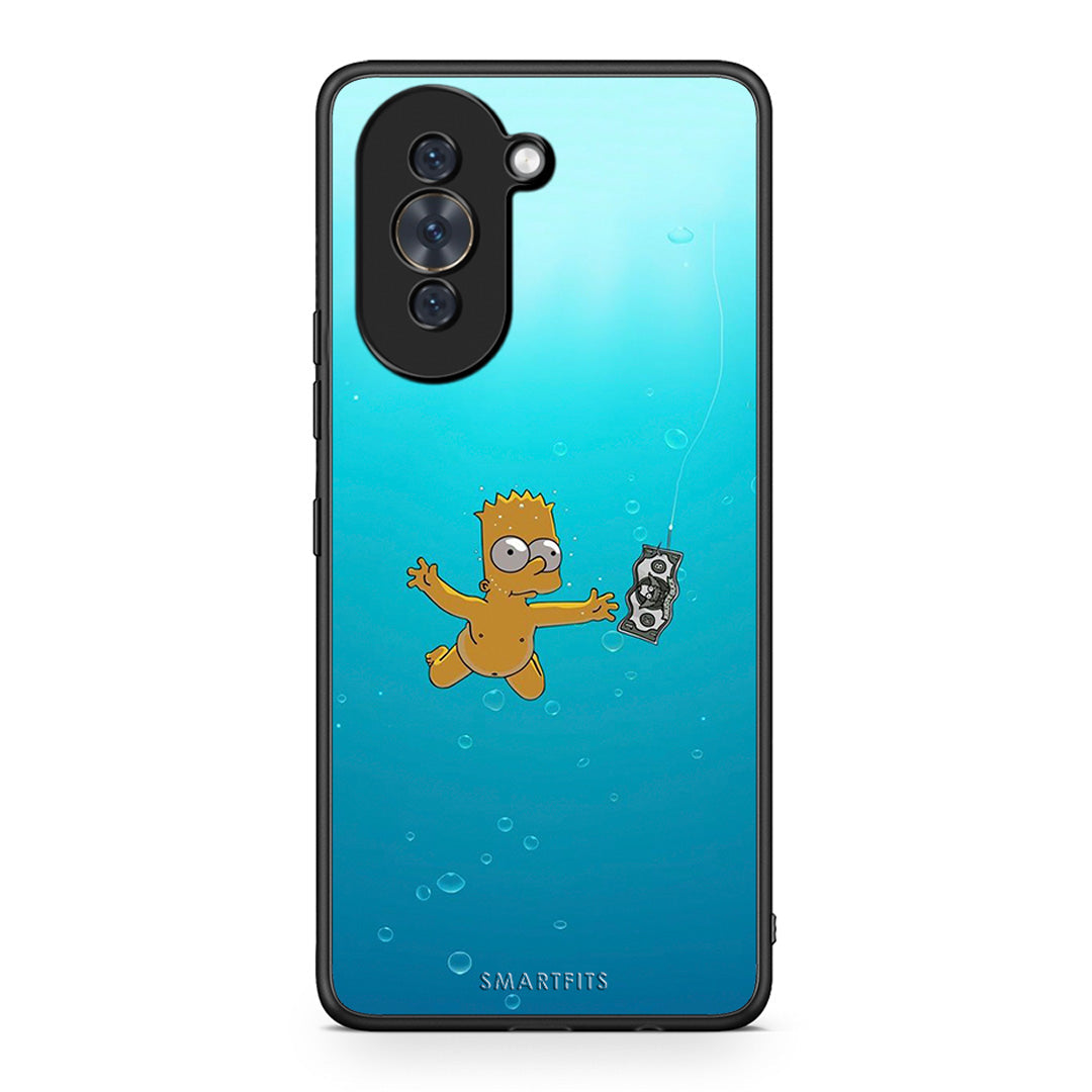 Huawei Nova 10 Chasing Money θήκη από τη Smartfits με σχέδιο στο πίσω μέρος και μαύρο περίβλημα | Smartphone case with colorful back and black bezels by Smartfits