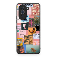 Thumbnail for Huawei Nova 10 Collage Bitchin Θήκη Αγίου Βαλεντίνου από τη Smartfits με σχέδιο στο πίσω μέρος και μαύρο περίβλημα | Smartphone case with colorful back and black bezels by Smartfits