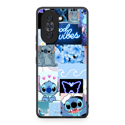 Huawei Nova 10 Collage Good Vibes Θήκη Αγίου Βαλεντίνου από τη Smartfits με σχέδιο στο πίσω μέρος και μαύρο περίβλημα | Smartphone case with colorful back and black bezels by Smartfits