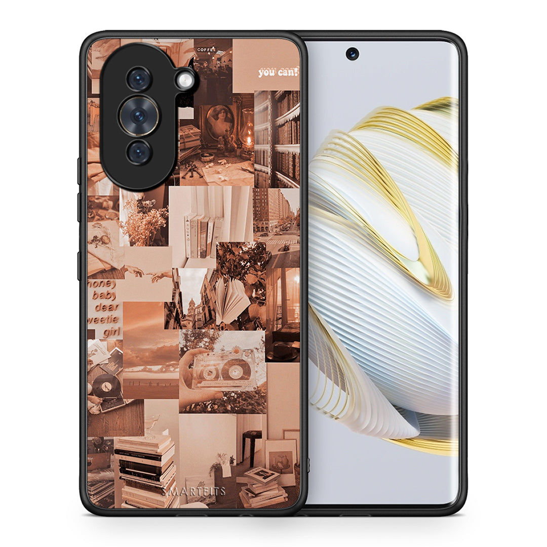 Θήκη Αγίου Βαλεντίνου Huawei Nova 10 Collage You Can από τη Smartfits με σχέδιο στο πίσω μέρος και μαύρο περίβλημα | Huawei Nova 10 Collage You Can case with colorful back and black bezels