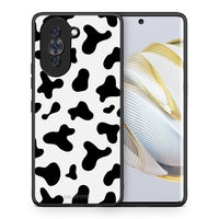 Thumbnail for Θήκη Huawei Nova 10 Cow Print από τη Smartfits με σχέδιο στο πίσω μέρος και μαύρο περίβλημα | Huawei Nova 10 Cow Print case with colorful back and black bezels