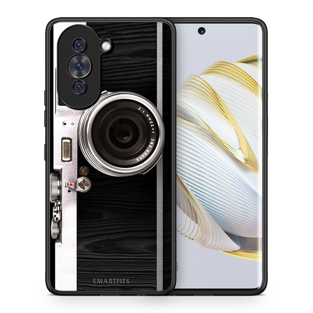 Θήκη Huawei Nova 10 Emily In Paris από τη Smartfits με σχέδιο στο πίσω μέρος και μαύρο περίβλημα | Huawei Nova 10 Emily In Paris case with colorful back and black bezels