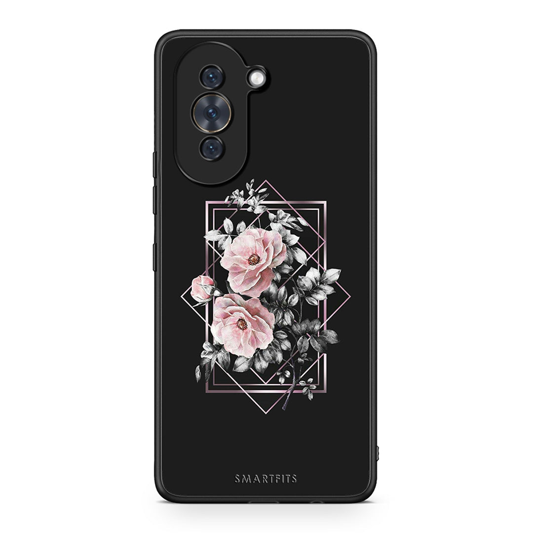 4 - Huawei Nova 10 Frame Flower case, cover, bumper