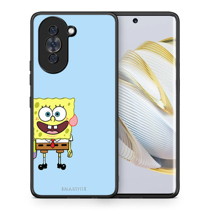 Θήκη Huawei Nova 10 Friends Bob από τη Smartfits με σχέδιο στο πίσω μέρος και μαύρο περίβλημα | Huawei Nova 10 Friends Bob case with colorful back and black bezels