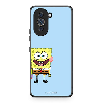 Huawei Nova 10 Friends Bob θήκη από τη Smartfits με σχέδιο στο πίσω μέρος και μαύρο περίβλημα | Smartphone case with colorful back and black bezels by Smartfits
