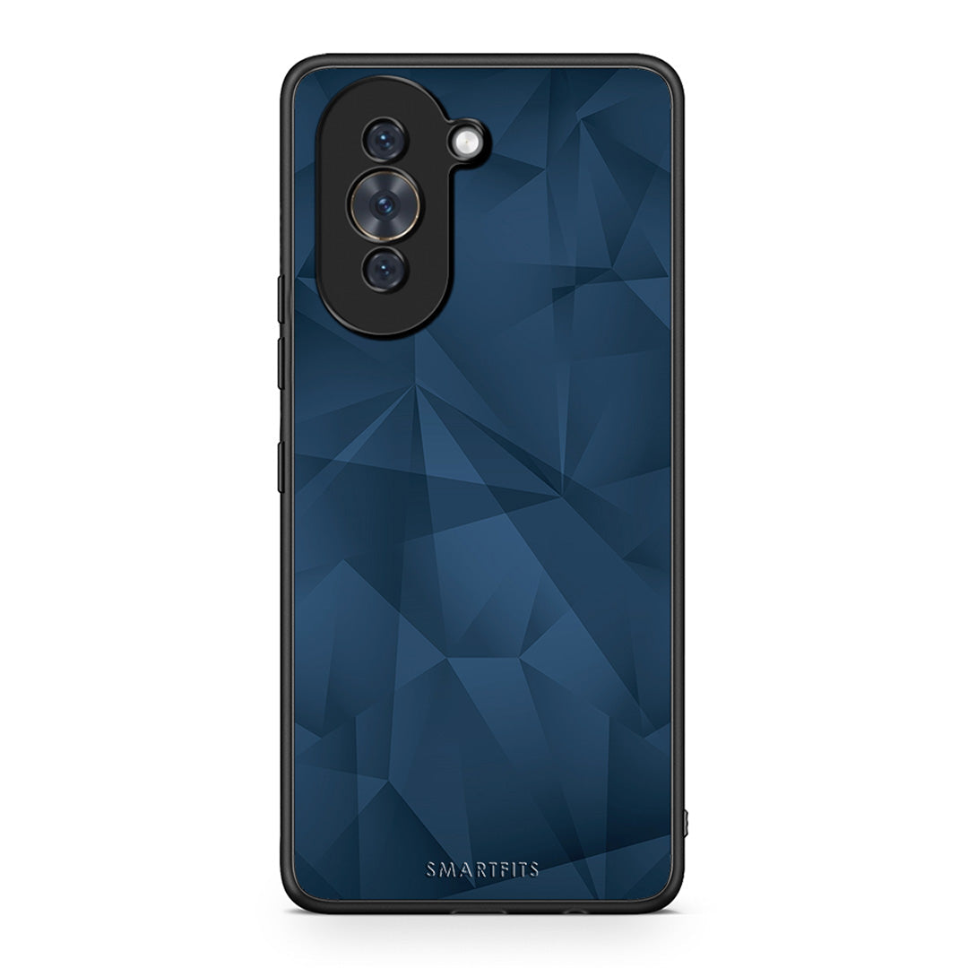 39 - Huawei Nova 10 Blue Abstract Geometric case, cover, bumper