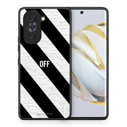 Θήκη Huawei Nova 10 Get Off από τη Smartfits με σχέδιο στο πίσω μέρος και μαύρο περίβλημα | Huawei Nova 10 Get Off case with colorful back and black bezels